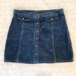 Girls navy skirt